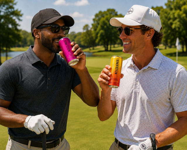 Golf course — friends enjoying BZZZZ•FREE